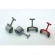Unpainted Metal Castings -- 2 Each: Hand Mower, Rollers, HO, Durango Press 166