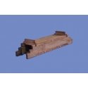 Wood Box Culvert -- 3.2 x 3/4 x 1/2′ 8.1 x 1.9 x 1.3cm, HO, Blair Line 2809