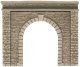 Natural-Stone Tunnel Portal -- Single-Track 5-11/16 x 4-15/16′ 14.5 x 12.5cm, HO, Noch Gmbh & Co 58061