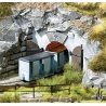 Mine Entrance 1-Rail -- 3-1/2 x 1-3/4′ 9 x 4.5cm, HO, Busch Gmbh & Co Kg 1470