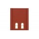 Modular Building System(TM) -- Two-Story Wall Sections w/2 Lower Story Arched Windows - Kit, HO, Design Preservation Models 3011