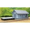 Laser-Cut Wood Kit -- C&O Quinnimont Section Freight Depot - Scale: 65 x 30′ 19.8 x 9.1m, HO, B.T.S. 27653