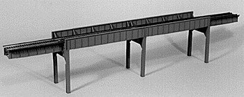 Four-Span Combination Bridge -- Scale 160` 48.8m 22 x 3-3/4` 55.9 x 9.5cm, HO, Micro Engineering 75532