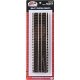 Code 83 Snap Track - Straight Sections -- 9′ 22.9cm pkg(6), HO, Atlas Model Railroad Co. 520
