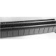 Bridge Flex-Trak(TM) w/Wide Ties & Guard Rail -- Code 83 Nonweathered - 3′ 91.4cm Section, HO, Micro Engineering 11101