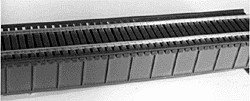 Bridge Flex-Trak(TM) w/Wide Ties & Guard Rail -- Code 83 Nonweathered - 3′ 91.4cm Section, HO, Micro Engineering 11101