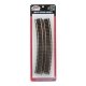 Code 83 Curved Snap Track -- 22′ Radius pkg(6), HO, Atlas Model Railroad Co. 535