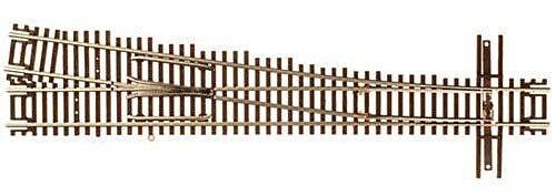 Code 55 Turnout, Nickel-Silver Rail, Brown Ties -- No.7 Right Hand, N, Atlas Model Railroad Co. 2053