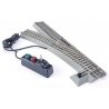 R27 Command Control/Remote Turnout - American Flyer(R) FasTrack -- Left Hand, S, Lionel 649885