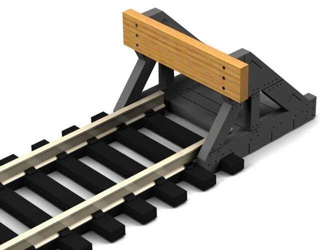Buffer Stop-Style Bumper pkg(2), HO, Bachmann Industries 39116