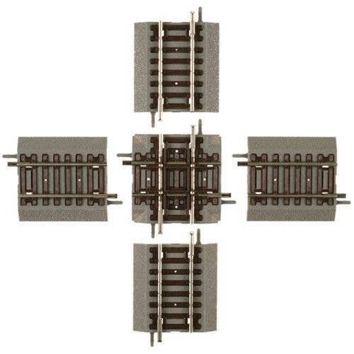 True-Track(R) Code 83 Track & Roadbed System -- 90 Degree Crossing, HO, Atlas Model Railroad Co. 476