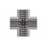Code 83 Roadbed Track - MagneLock -- 90 Degree Crossing, HO, Lionel 8768090