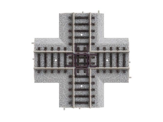 Code 83 Roadbed Track - MagneLock -- 90 Degree Crossing, HO, Lionel 8768090