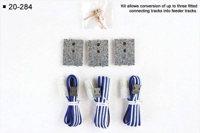 Unitrack -- Turntable Extention Track Power Feeder Kit pkg(3), N, Kato USA Inc 20284