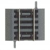 True-Track(R) Code 83 Track & Roadbed System -- Straight Section - 1-1/2′ 3.2cm pkg(4), HO, Atlas Model Railroad Co. 453