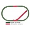 FasTrack(TM) Siding Track Pack - 3-Rail -- Includes 3 10` Straights, 1 Manual Turnout, 5` Uncoupler Section & Bumper, O, Lionel 