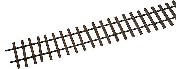 Code 83 Standard Gauge Flex-Track(TM) -- Weathered 3′ Sections pkg(6), On30, Micro Engineering 12138