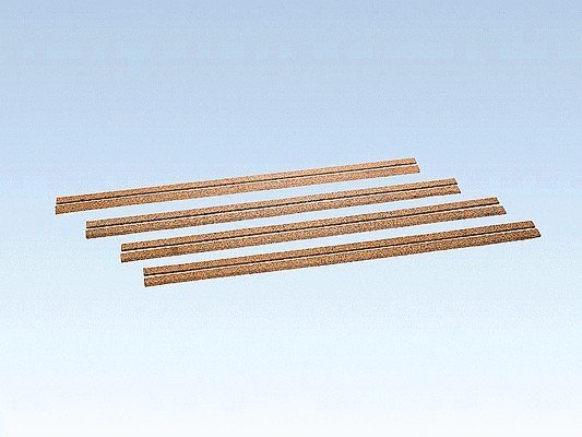 Cork Roadbed pkg(4) Sections -- 79′ 201cm, N, Faller Gmbh 222555