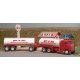 1951-1955 White Freightliner Sleeper Cab Tank Truck with Trailer - Resin Kit -- Unpainted with Pacific Intermountain Express PIE