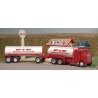 1951-1955 White Freightliner Sleeper Cab Tank Truck with Trailer - Resin Kit -- Unpainted with Pacific Intermountain Express PIE