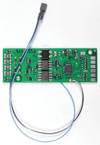 LL8-KAC 4-Function Drop-In DCC Decoder w/TCS Keep Alive Wires - Control Only -- With 2-Pin Connector for KA Unit Fits Life-Like 