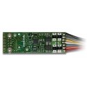Motor/Function Decoder -- 6 FX3 Functions, 2.01x.67x.114′ 51.8x17x2.9mm, ALL, Digitrax DH465