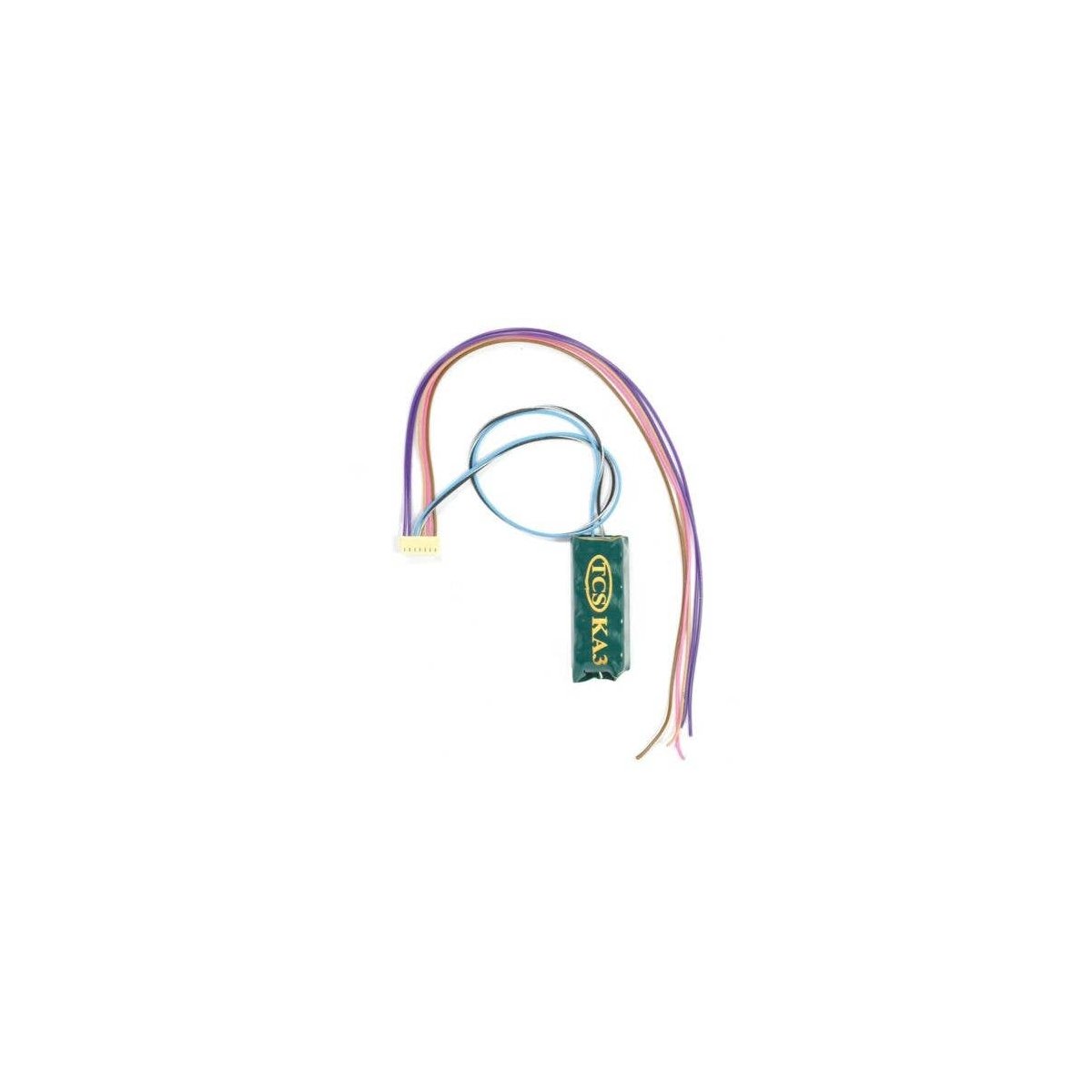 WAUX-KA3 WOWSound Decoder Auxiliary Harness -- With Attached KA3 Keep-Alive(TM), ALL, Train Control Systems 1594