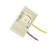Floor-Mount Interior Light LEDs w/Wires pkg(10) -- White, HO, Viessmann Modellspielwaren 6048