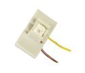 Floor-Mount Interior Light LEDs w/Wires pkg(10) -- White, HO, Viessmann Modellspielwaren 6048