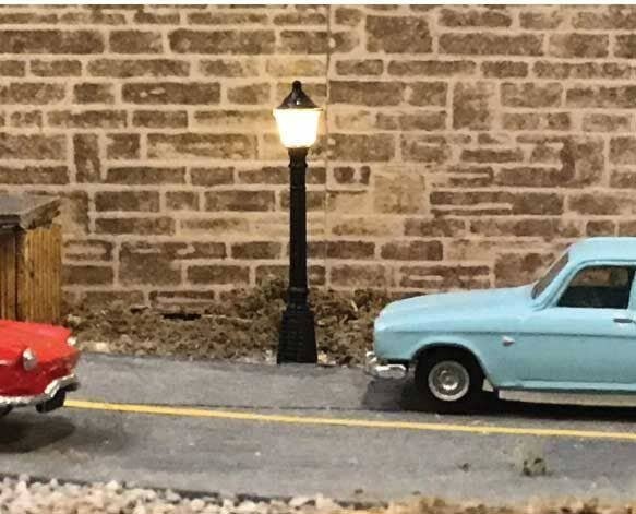 DVSL202 Fiber-Lit Carriage Street Lamps -- pkg(3), N, Dwarvin SL202