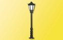 Park Lamp -- Black, Warm-White LED, 2-3/1 5.6cm Tall′, HO, Viessmann Modellspielwaren 6070
