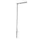 Single-Arm Parking Lot Light 3-Pack - Cool White LED -- Gray, HO, Atlas Model Railroad Co. 70000172