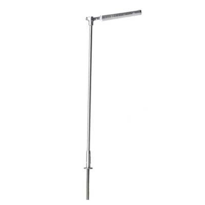 Single-Arm Parking Lot Light 3-Pack - Cool White LED -- Gray, HO, Atlas Model Railroad Co. 70000172