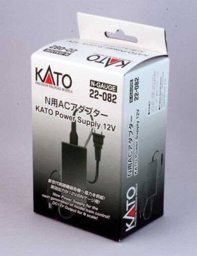 Power Supply - 12 Volts -- For Use with Smart Controller and Sound Box, N, Kato USA Inc 22082
