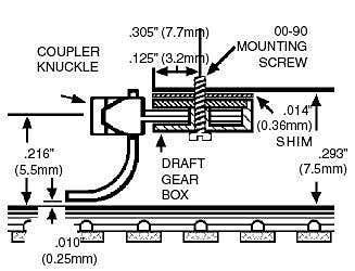 1015 Couplers - Assembled -- 2 Pair, N, Micro Trains Line 102003