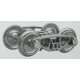 A.S.F.(R) Bettendorf 50-Ton Fully Sprung Metal Trucks -- 33 Smooth Back All Metal Non-Magnetic Wheels′, G, Kadee Quality Produ