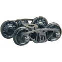 Vulcan Double Truss Trucks w/33′ Code 88 Ribbed-Back Metal Wheels -- pkg(2), HO, Kadee Quality Products 1573