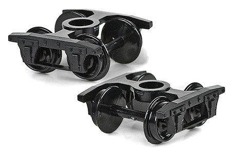 Freight Car Trucks 1 Pair -- Civil War Era Rigid Wood Beam w/o Couplers, N, Micro Trains Line 302190