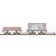 Roller Blocks for Standard Gauge Cars -- 4 Bogies for 2 Cars, G, LGB 48180