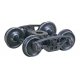 National Type B-1 50-Ton Self-Centering HGC Trucks -- Code 110 (.110`) 33` Smooth-Back RP-25 Wheels 1 Pair, HO, Kadee Quality Pr