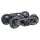 Barber(R) S-2-B 70-Ton Friction Bearing Self-Centering HGC Trucks -- Code 88 (.088`) 33` Smooth-Back RP-25 Wheels 1 Pair, HO, Ka