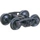 National Type B-1 50-Ton Self-Centering HGC Trucks -- Code 88 (.088`) 33` Smooth-Back RP-25 Wheels 1 Pair, HO, Kadee Quality Pro