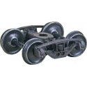 National Type B-1 50-Ton Self-Centering HGC Trucks -- Code 88 (.088`) 33` Smooth-Back RP-25 Wheels 1 Pair, HO, Kadee Quality Pro