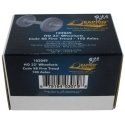 RP25 Metal Wheelsets, Code 88 Tread, Insulated One Side, 1.015` Axle Length -- 33` Diameter pkg(100), HO, Rapido Trains Inc 1020