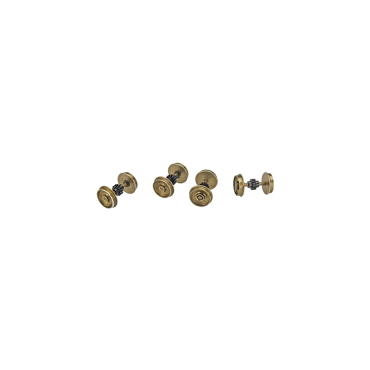 ROCO/Model Power RF-16 Nickel Silver Wheelsets -- HO 40′/110, HO, Northwest Short Line 25806