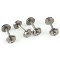 33′ Turned Metal RP-25 Wheelsets -- With Metal Axles pkg(12), HO, WalthersProto 2300
