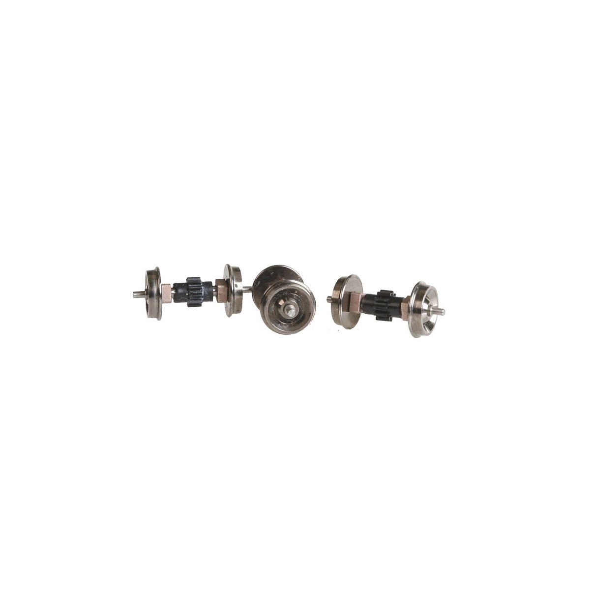 Replacement Geared Driver Assembly (Diesel Wheelset) pkg(3) -- Fits Life-Like Trains Early PROTO 2000(R) E6, E7, E8 and E9 Diese