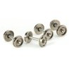 36′ Turned Metal RP-25 Wheelsets -- With Metal Axles pkg(12), HO, WalthersProto 2302