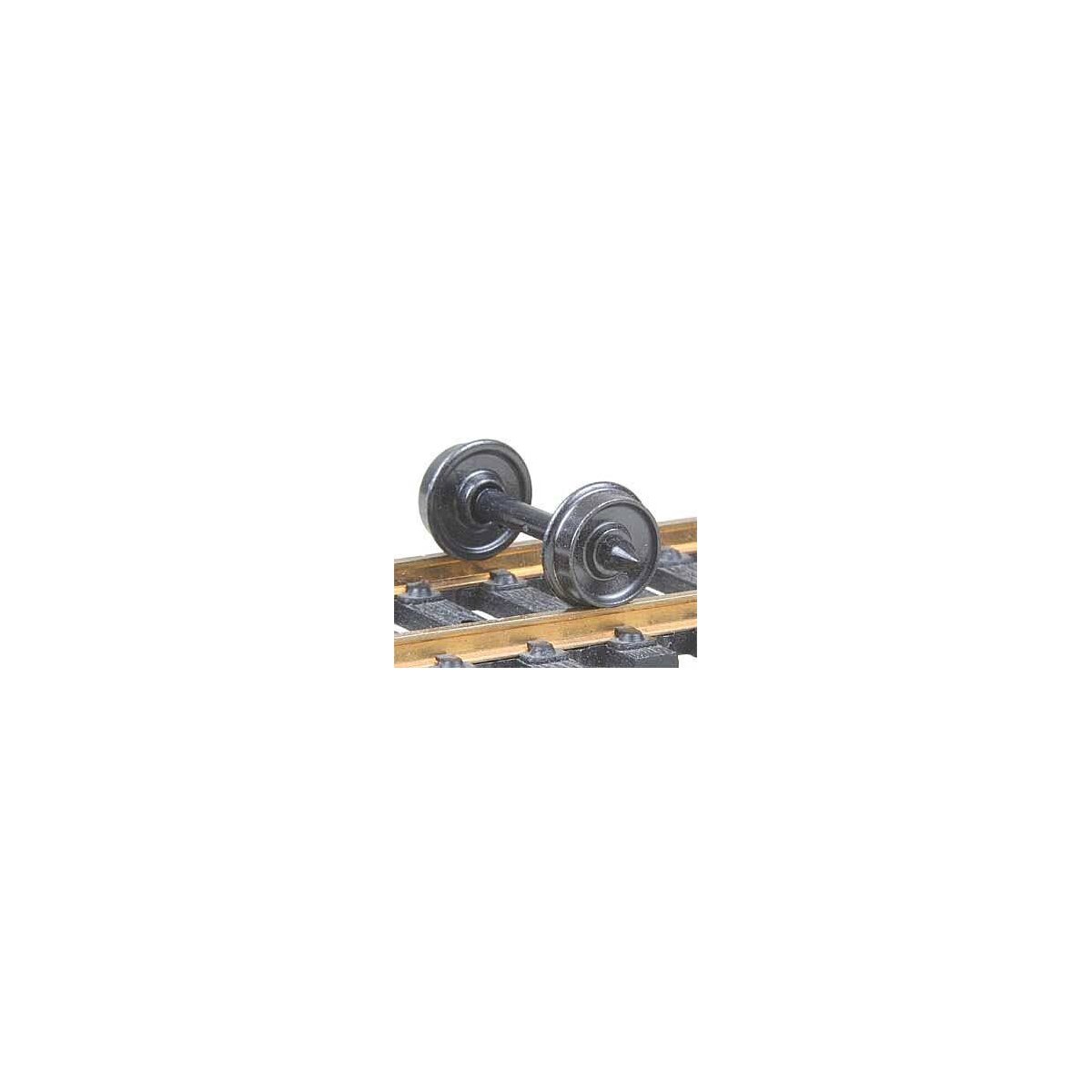 Code 110 (.110`) 28` Smooth-Back RP-25 Wheelsets pkg(12), HO, Kadee Quality Products 524