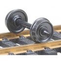 Code 110 (.110`) 28` Smooth-Back RP-25 Wheelsets pkg(12), HO, Kadee Quality Products 524